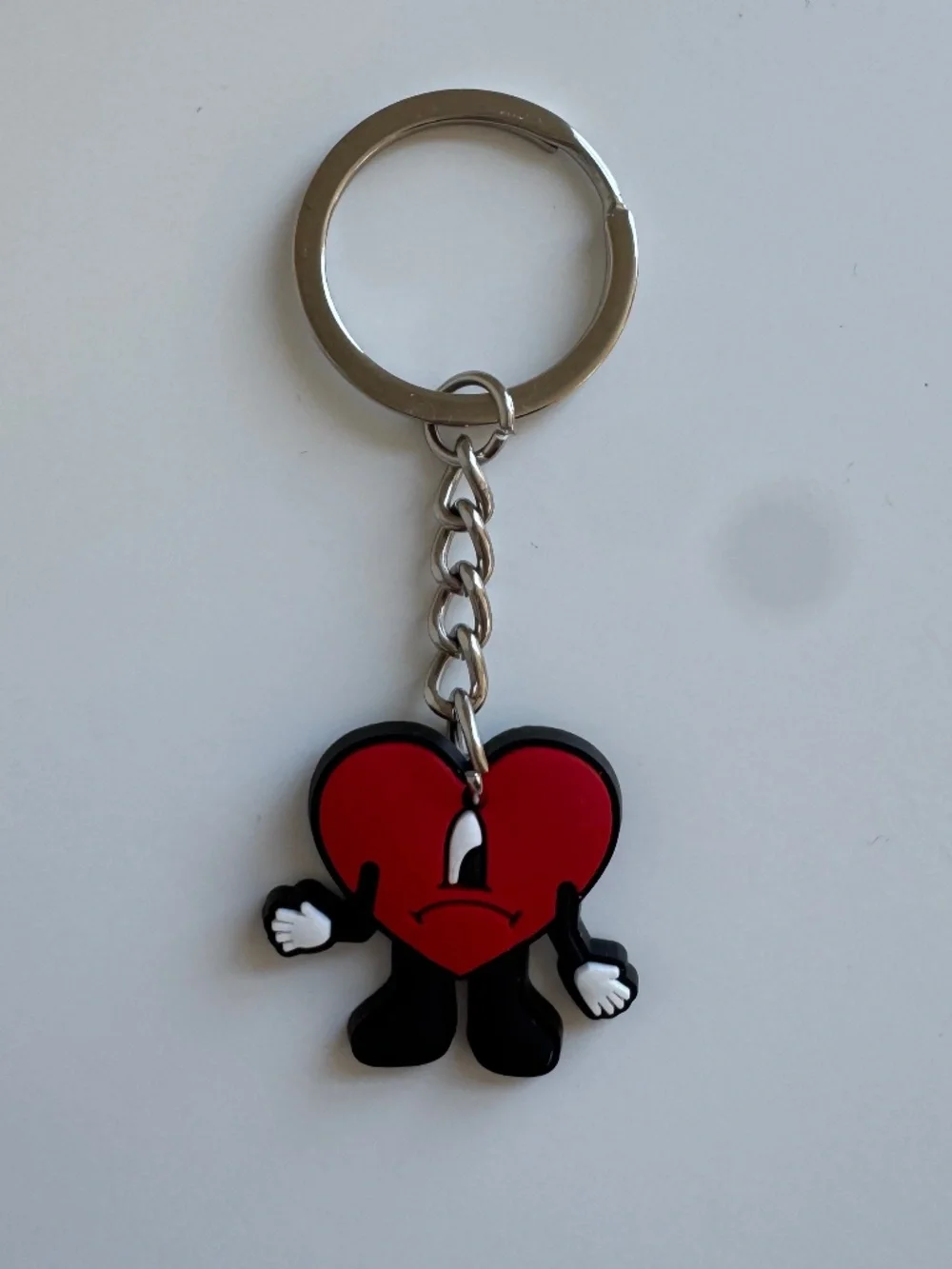 Puerto Rican Singer Heart Album Keychain | Music Fan Collectible